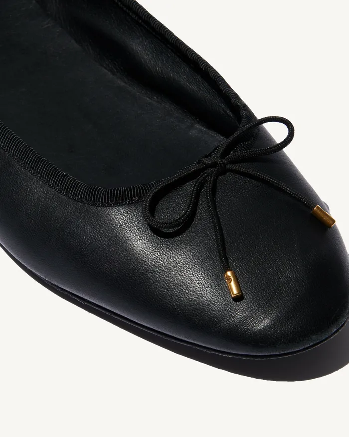 LEATHER BALLET FLAT Sand Women Shoes Nili Lotan