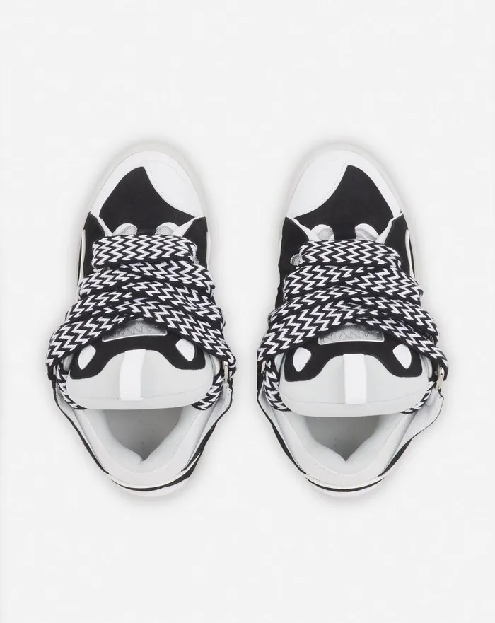 Leather Curb Sneakers Blackwhite Women Lanvin Sneakers Leather Curb Sneakers Blackwhite Women Lanvin Sneakers