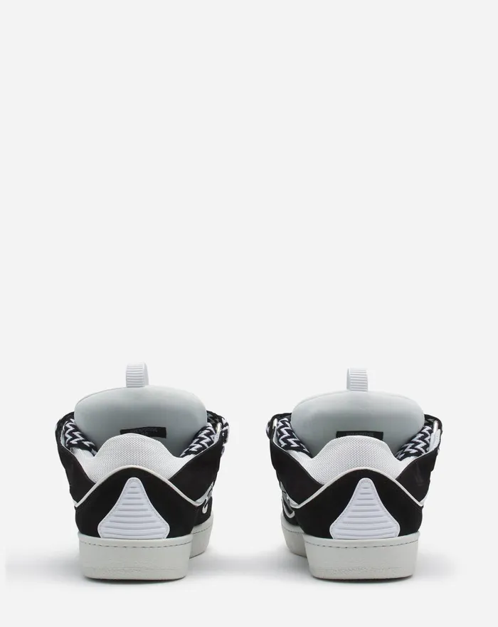 Leather Curb Sneakers Blackwhite Women Lanvin Sneakers Leather Curb Sneakers Blackwhite Women Lanvin Sneakers