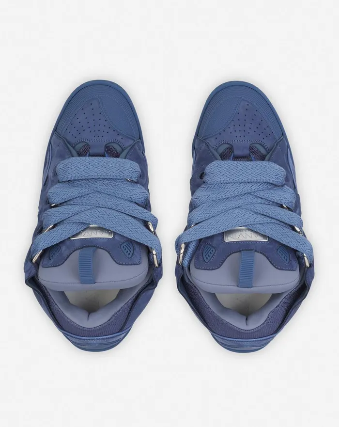 Leather Curb Sneakers Cornflower Men Lanvin Curb Leather Curb Sneakers Cornflower Men Lanvin Curb