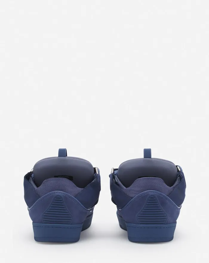 Leather Curb Sneakers Cornflower Men Lanvin Curb Leather Curb Sneakers Cornflower Men Lanvin Curb
