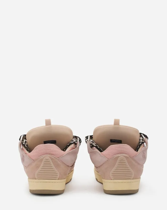 Leather Curb Sneakers Pink Men Lanvin Curb Leather Curb Sneakers Pink Men Lanvin Curb