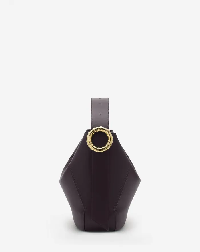 Leather Melodie Hobo Bag Amarena Women Lanvin Crossbody Bags and Shoulder Bags