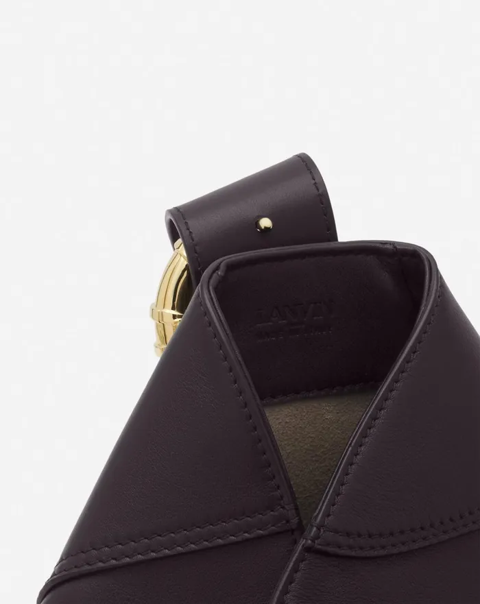 Leather Melodie Hobo Bag Amarena Women Lanvin Crossbody Bags and Shoulder Bags