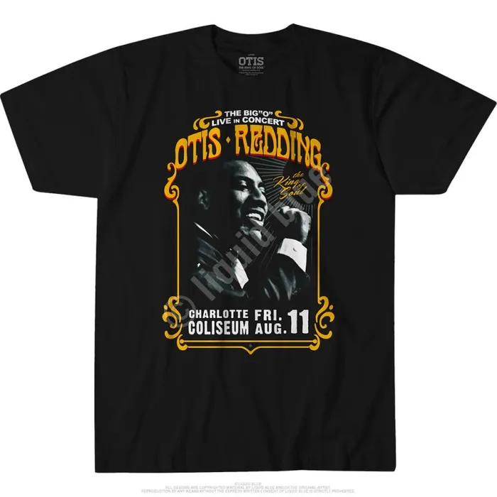 Liquid Blue Athletic TShirt Men Charlotte Coliseum Black Athletic TShirt
