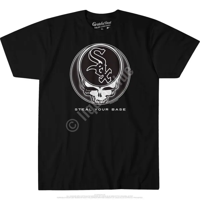 Liquid Blue Athletic TShirt Men Chicago White Sox Steal Your Base Black Athletic TShirt Liquid Blue Athletic TShirt Men Chicago White Sox Steal Your Base Black Athletic TShirt