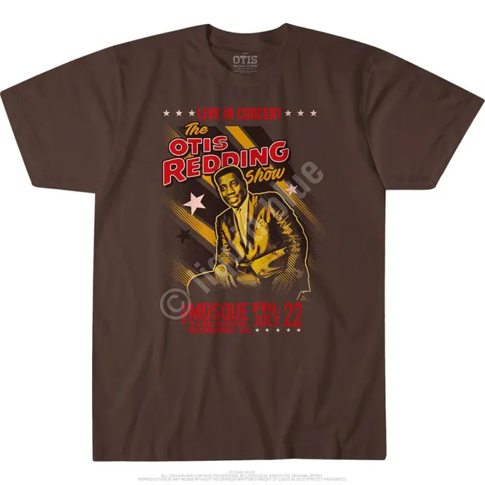 Liquid Blue Athletic TShirt Men Mosque Theatre Brown Athletic TShirt