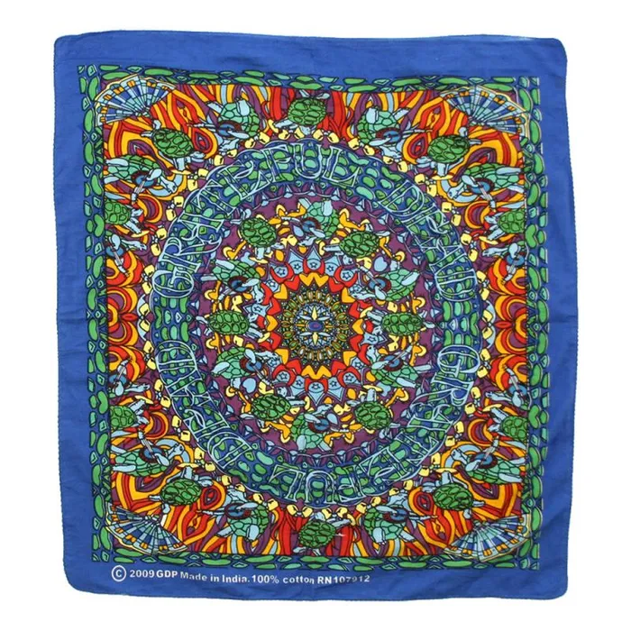 Liquid Blue Bandanas Accessories Terrapin Dance Bandana Blue