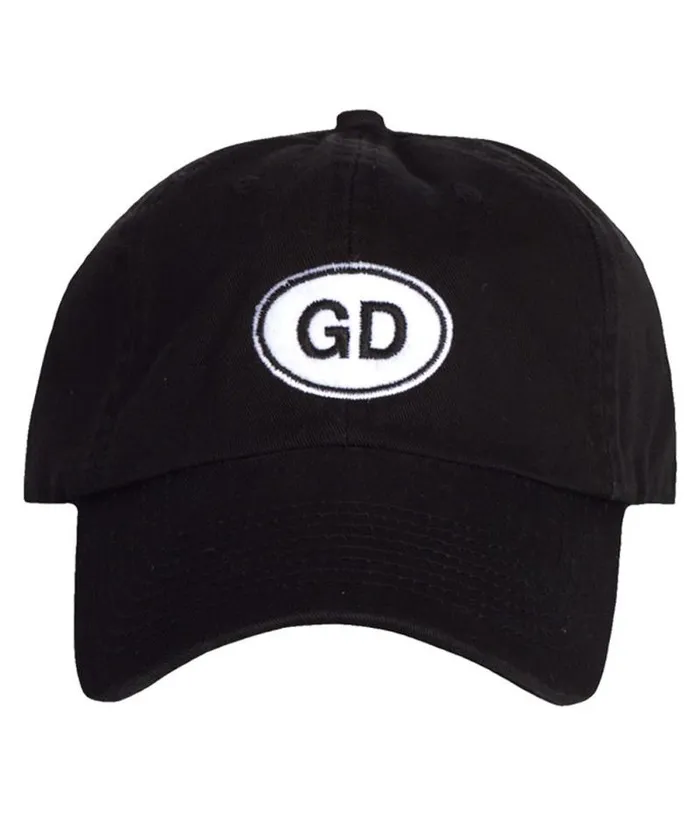 Liquid Blue Hats Accessories GD Oval Black Hat
