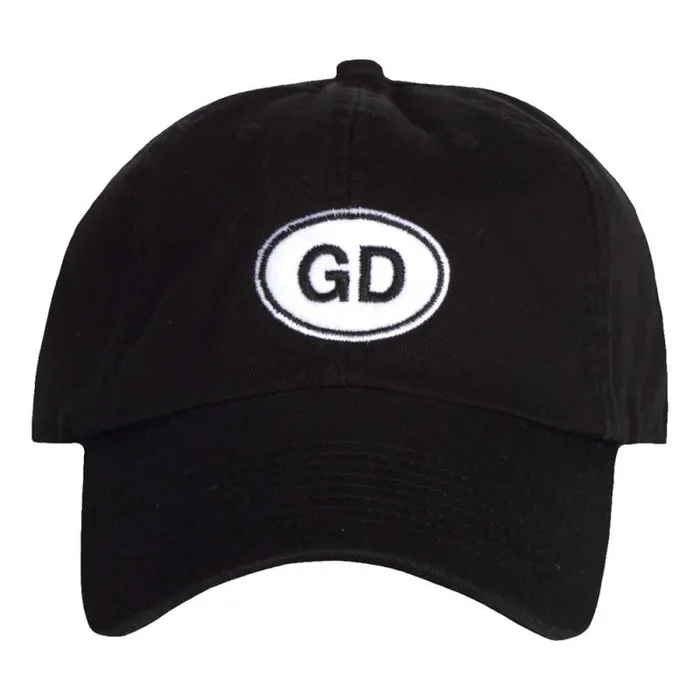 Liquid Blue Hats Accessories GD Oval Black Hat