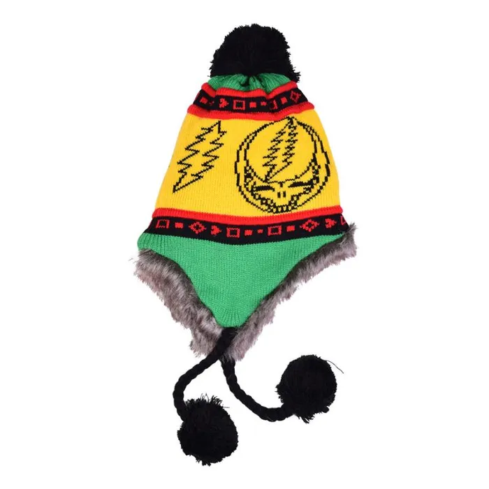 Liquid Blue Hats Accessories GD Rasta SYF Lined Flap Hat