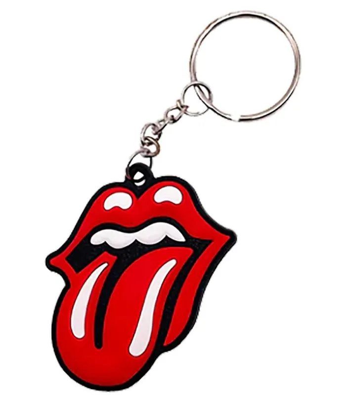Liquid Blue Keychains Accessories The Rolling Stones Tongue Keychain