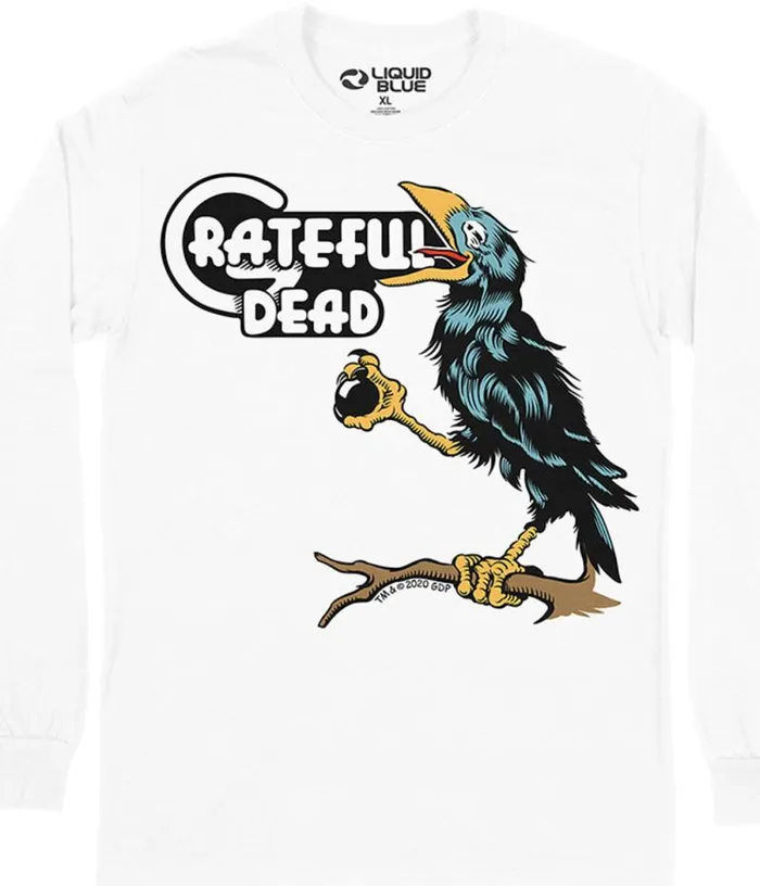Liquid Blue Long Sleeve Men Bird Song Long Sleeve TShirt