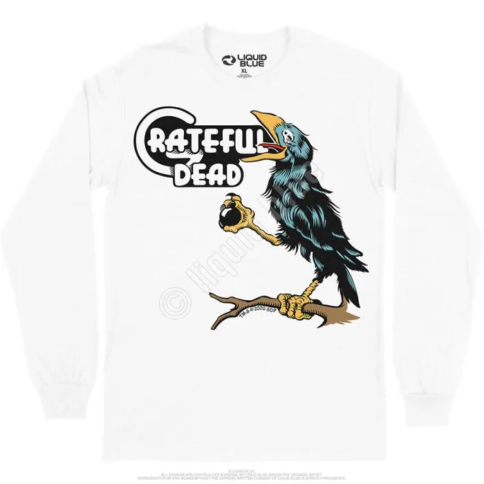 Liquid Blue Long Sleeve Men Bird Song Long Sleeve TShirt