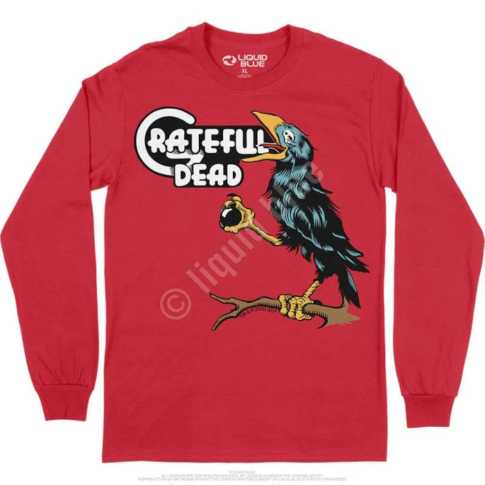 Liquid Blue Long Sleeve Men Bird Song Long Sleeve TShirt