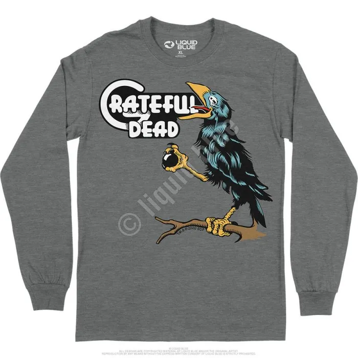 Liquid Blue Long Sleeve Men Bird Song Long Sleeve TShirt