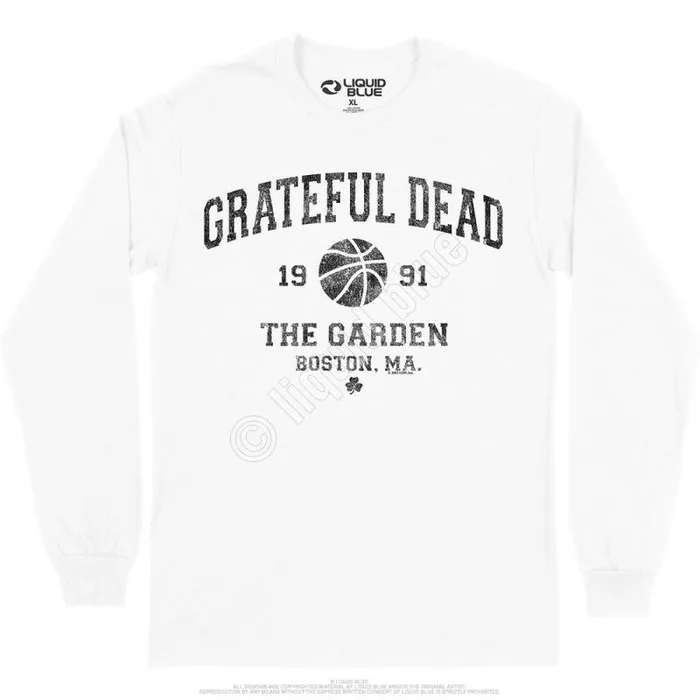 Liquid Blue Long Sleeve Men Boston Garden 91 Long Sleeve TShirt