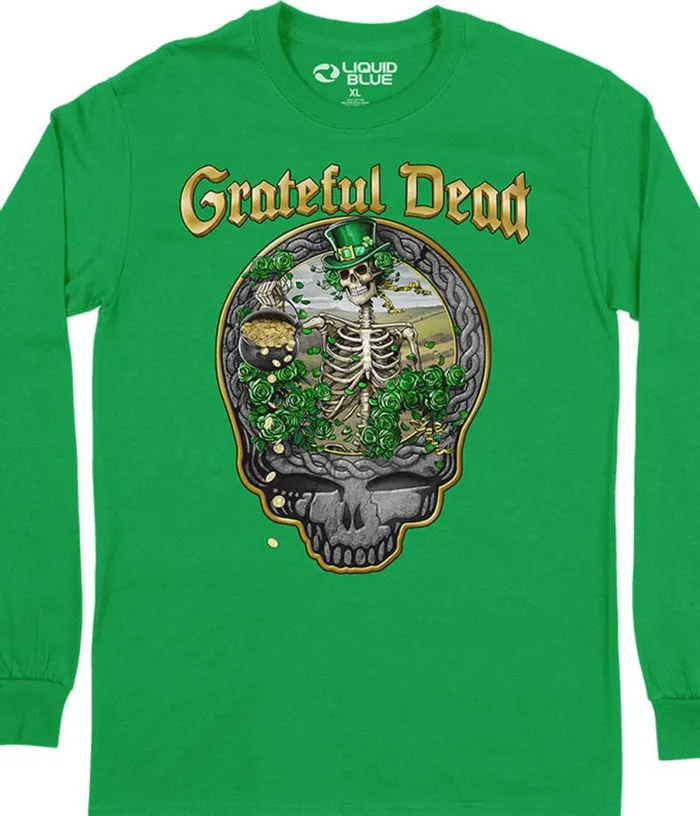 Liquid Blue Long Sleeve Men Celtic Bertha Long Sleeve TShirt