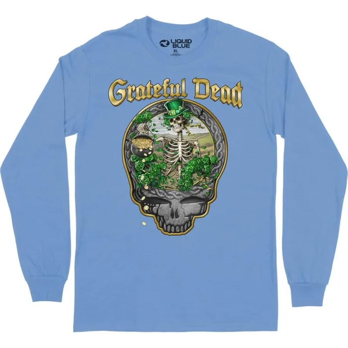 Liquid Blue Long Sleeve Men Celtic Bertha Long Sleeve TShirt