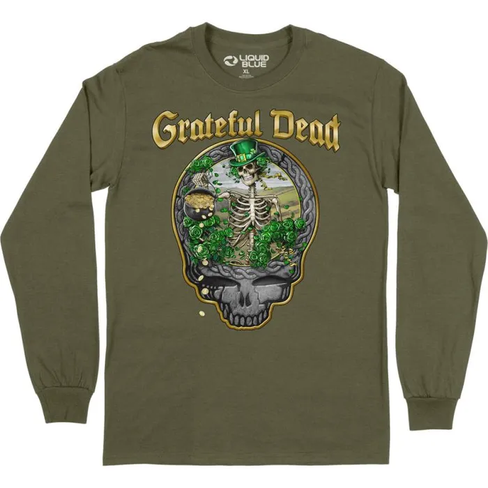 Liquid Blue Long Sleeve Men Celtic Bertha Long Sleeve TShirt