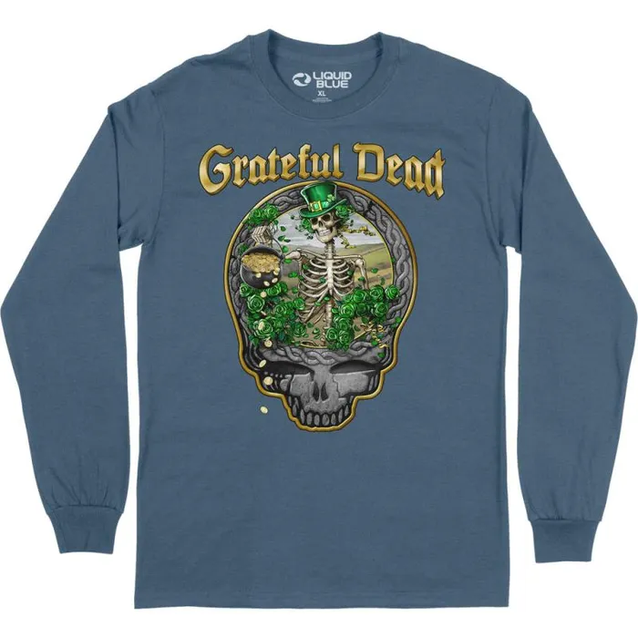 Liquid Blue Long Sleeve Men Celtic Bertha Long Sleeve TShirt