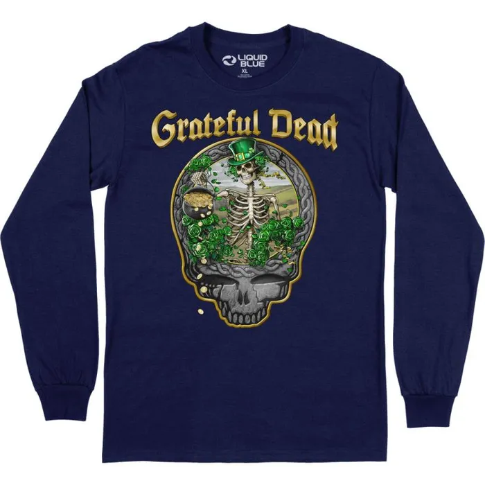 Liquid Blue Long Sleeve Men Celtic Bertha Long Sleeve TShirt