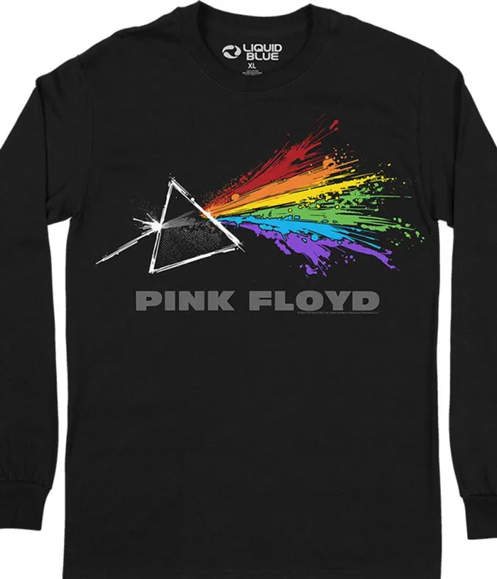 Liquid Blue Long Sleeve Men Dark Side Liquid Long Sleeve TShirt
