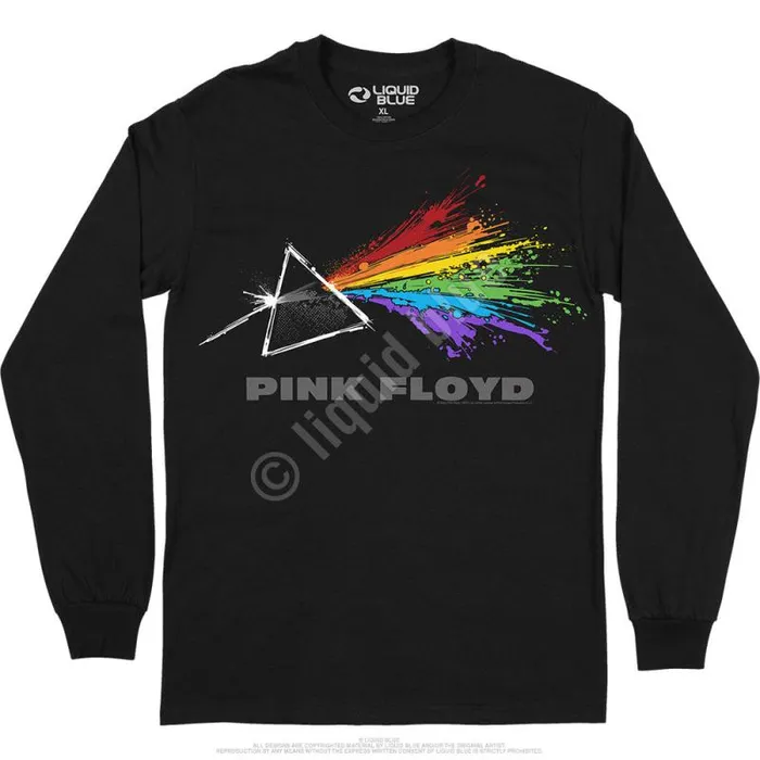 Liquid Blue Long Sleeve Men Dark Side Liquid Long Sleeve TShirt
