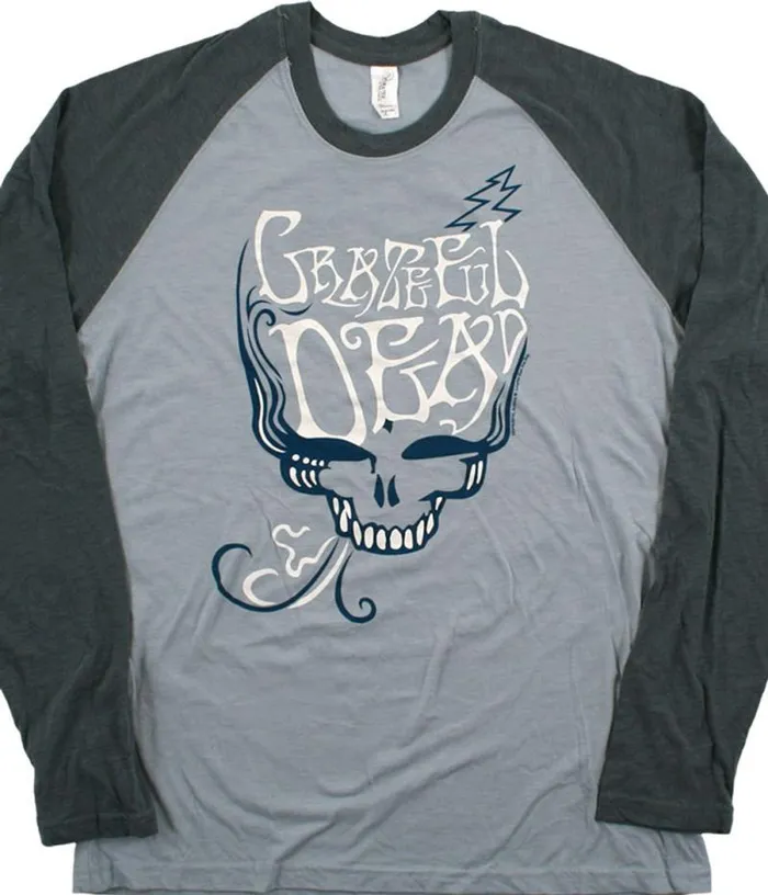 Liquid Blue Long Sleeve Men GD Blue Rose Smoke Light Blue Long Sleeve TShirt