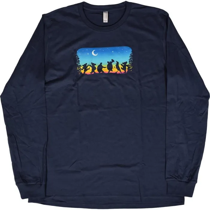 Liquid Blue Long Sleeve Men GD Moondance Navy Long Sleeve TShirt