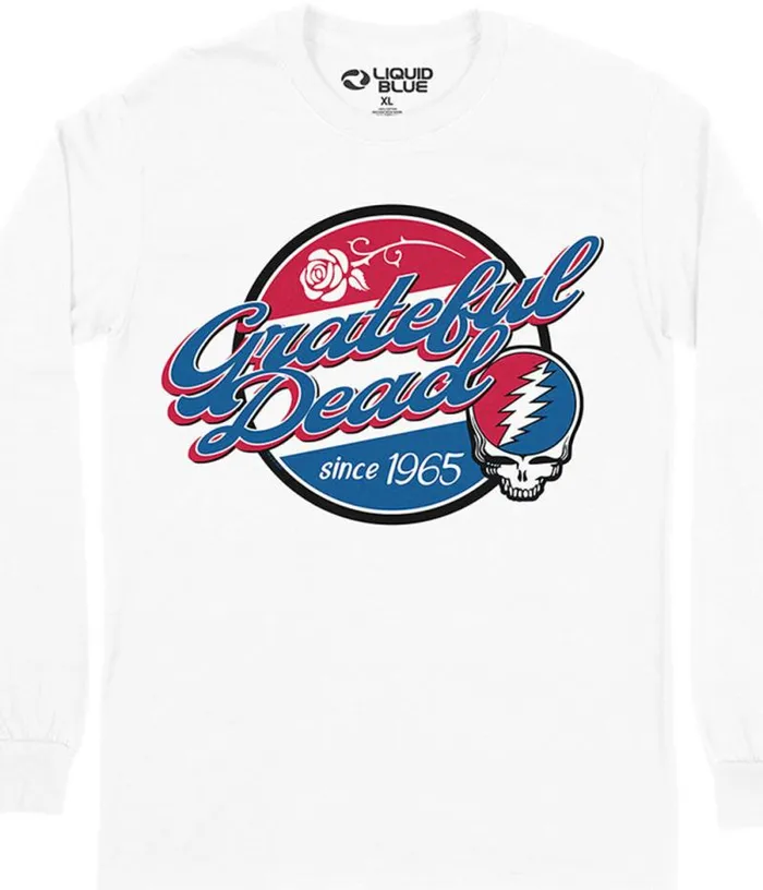 Liquid Blue Long Sleeve Men Label Long Sleeve TShirt