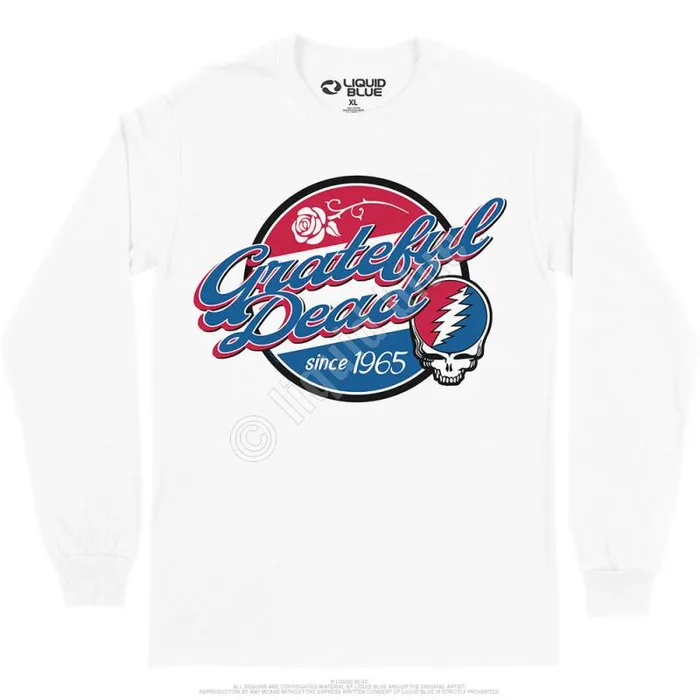 Liquid Blue Long Sleeve Men Label Long Sleeve TShirt
