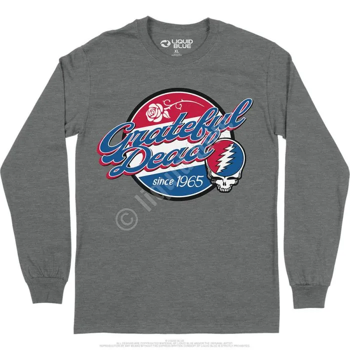 Liquid Blue Long Sleeve Men Label Long Sleeve TShirt