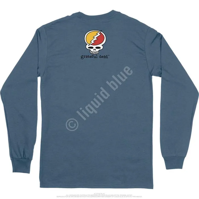Liquid Blue Long Sleeve Men Peace Dead Is Better Long Sleeve TShirt