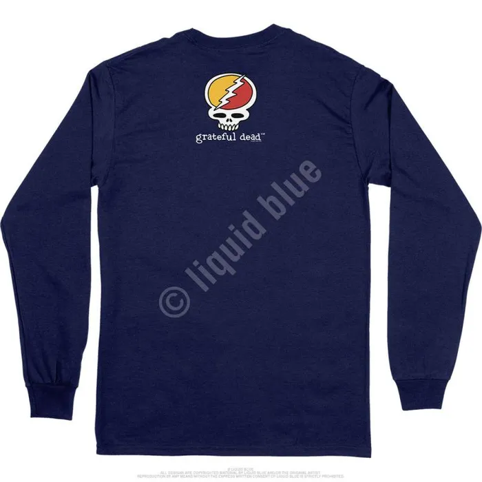 Liquid Blue Long Sleeve Men Peace Dead Is Better Long Sleeve TShirt