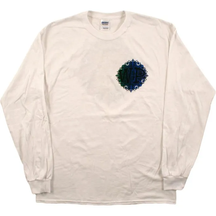 Liquid Blue Long Sleeve Men Widespread Snowflake White Long Sleeve TShirt