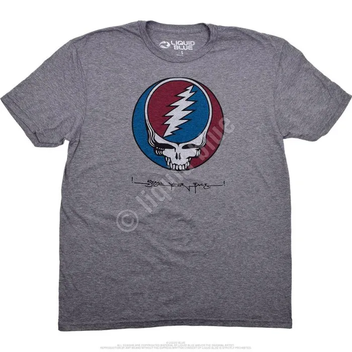 Liquid Blue PolyCotton TShirt Men SYF Vintage Dark Heather Grey PolyCotton TShirt Liquid Blue PolyCotton TShirt Men SYF Vintage Dark Heather Grey PolyCotton TShirt