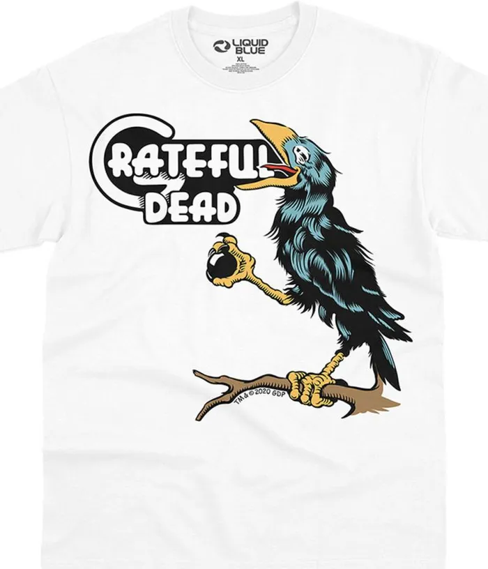 Liquid Blue TShirt Men Bird Song TShirt