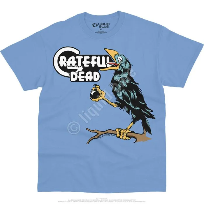 Liquid Blue TShirt Men Bird Song TShirt