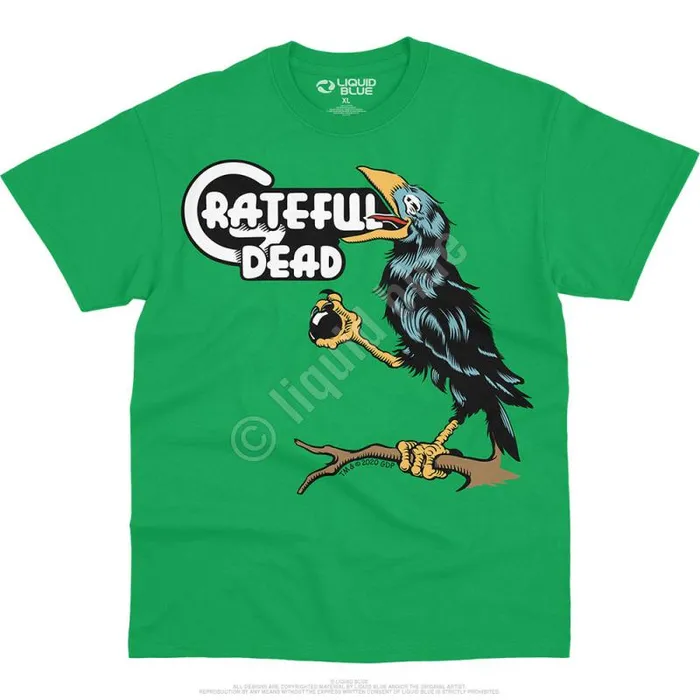 Liquid Blue TShirt Men Bird Song TShirt