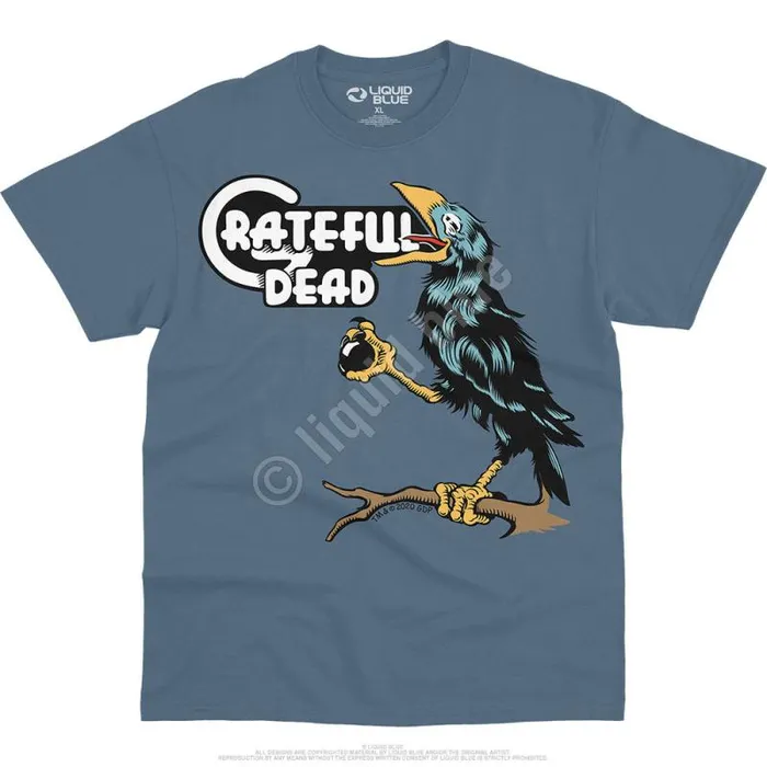 Liquid Blue TShirt Men Bird Song TShirt