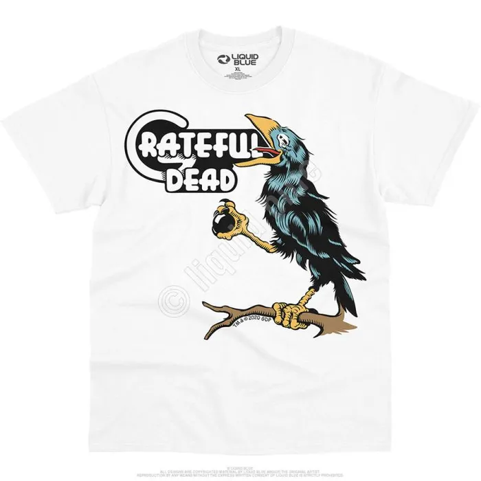Liquid Blue TShirt Men Bird Song TShirt