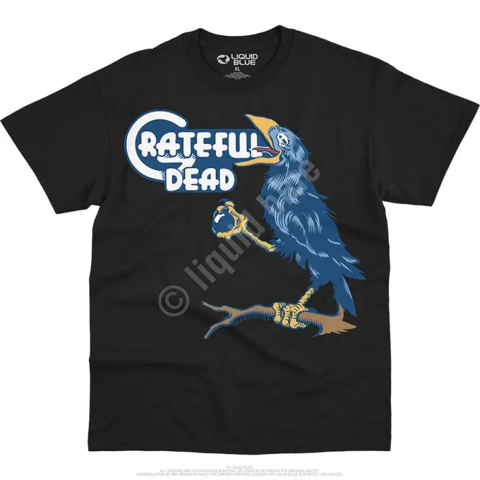 Liquid Blue TShirt Men Bird Song TShirt