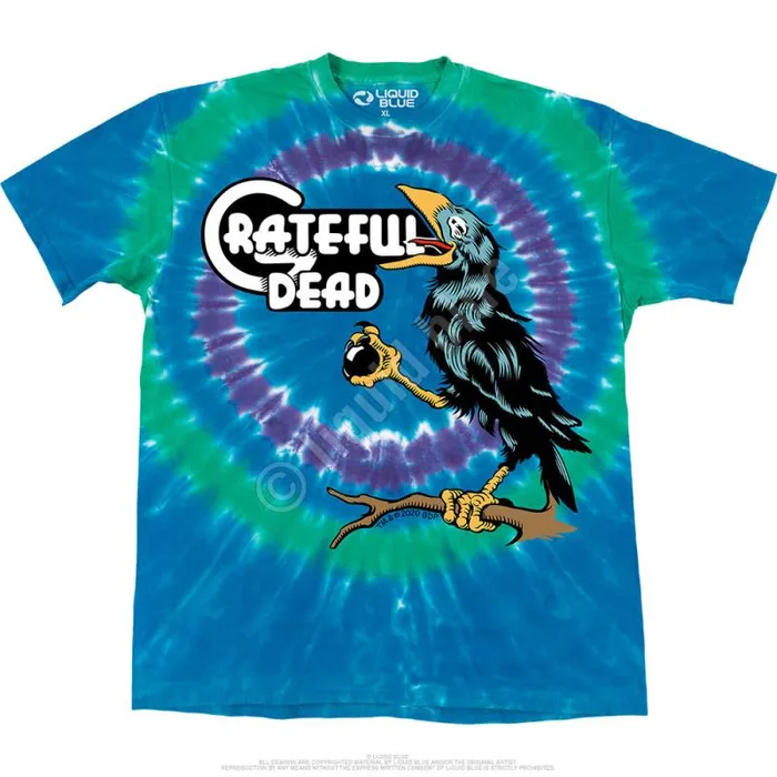 Liquid Blue TShirt Men Bird Song TShirt