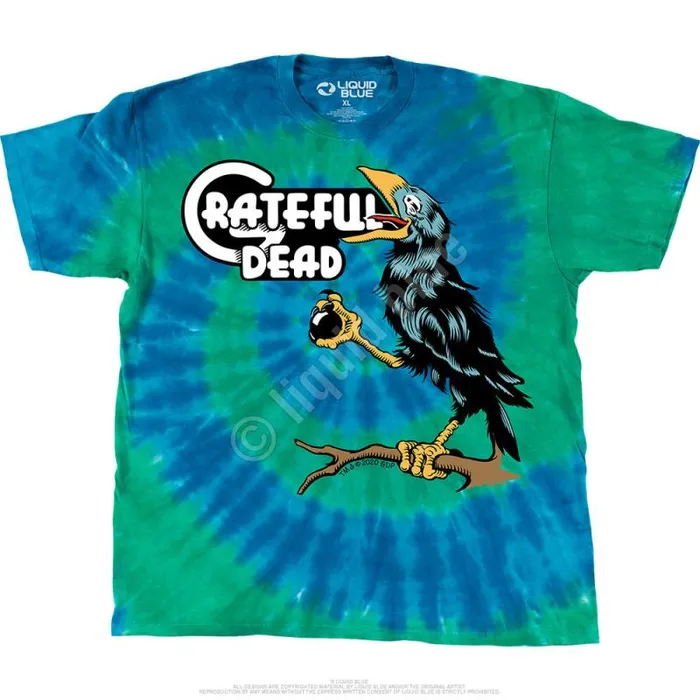 Liquid Blue TShirt Men Bird Song TShirt