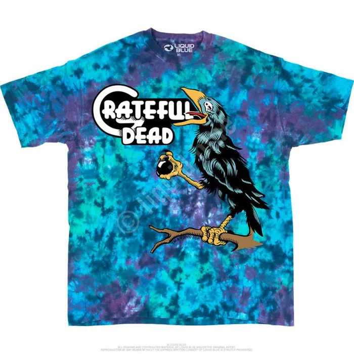 Liquid Blue TShirt Men Bird Song TShirt