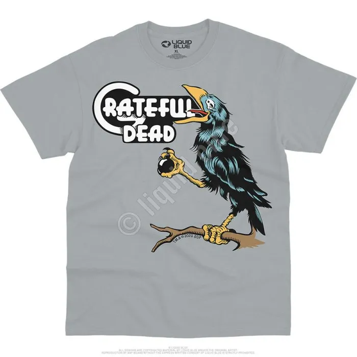 Liquid Blue TShirt Men Bird Song TShirt
