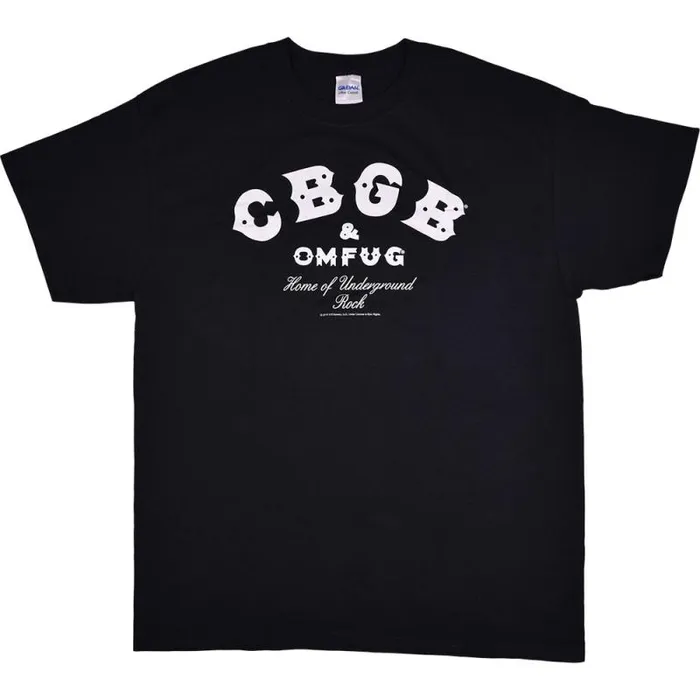 Liquid Blue TShirt Men CBGB Logo Black TShirt