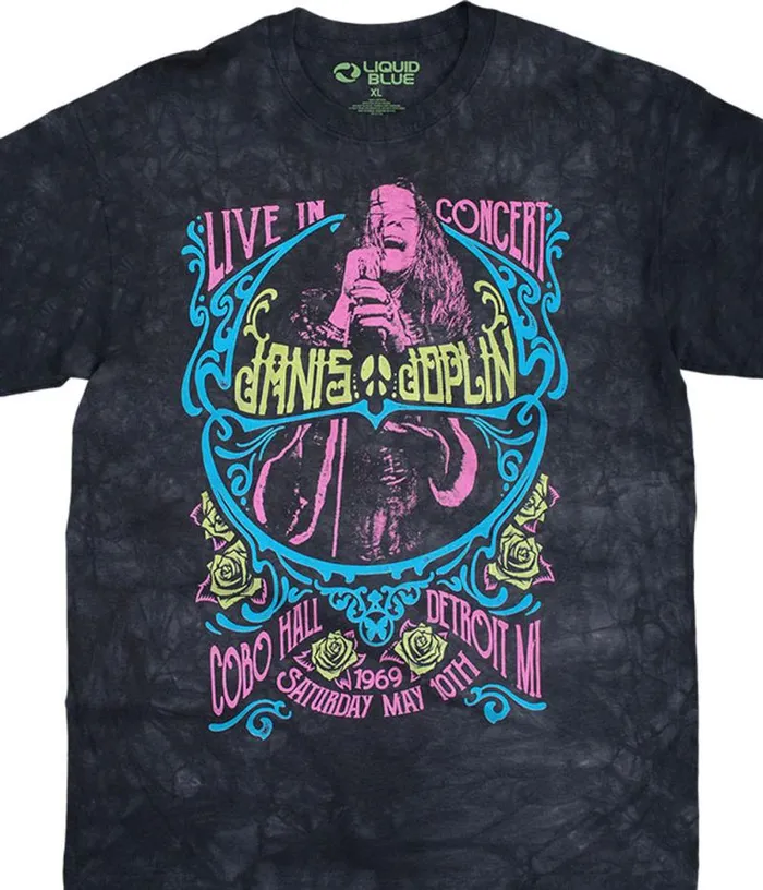 Liquid Blue TShirt Men Charlotte 69 Blacklight TieDye TShirt