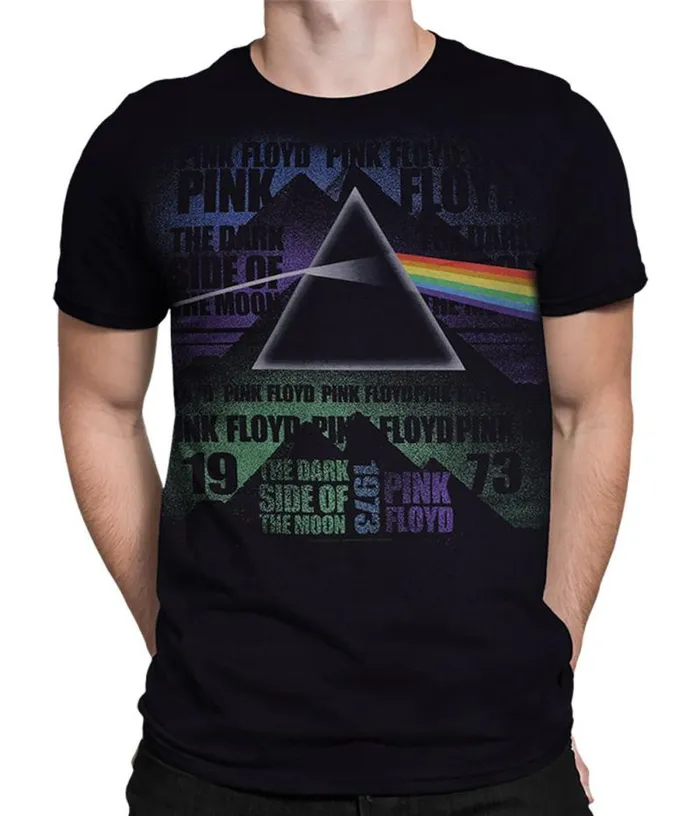 Liquid Blue TShirt Men Dark Side Poster Black TShirt